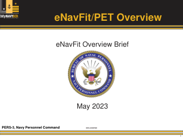 eNavFit/PET 概述 - MyNavyHR